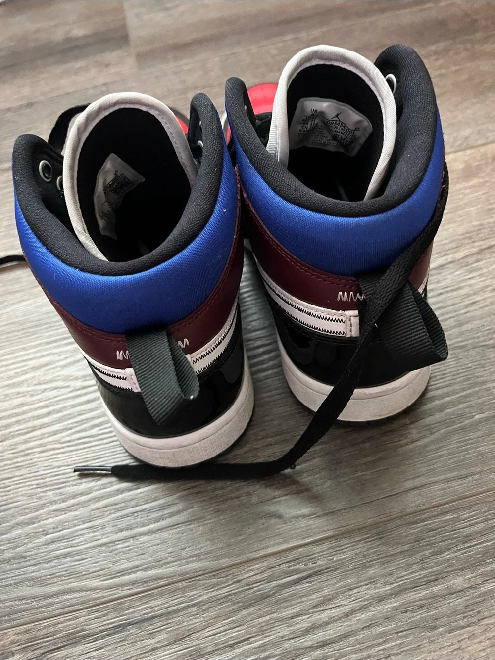 Jordan High-Top Sneakers - Multicolor (Red Accent)